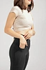 black flare leggings